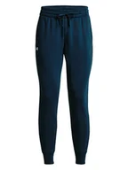 Spodnie sportowe damskie - Under Armour Spodnie dresowe "Rival" w kolorze granatowym - miniaturka - grafika 1