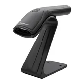 Czytniki kodów kreskowych - Qoltec Czytnik kodów kreskowych + stojak na skaner 1D USB - miniaturka - grafika 1