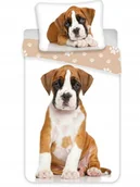 Pościel dla dzieci - Dziecięca pościel bawełniana Dog brown, 140 x 200 cm, 70 x 90 cm - miniaturka - grafika 1