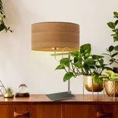 Lampy stojące - Lysne Fornirowe oświetlenie do salonu ALASKA ECO 14570/42 - miniaturka - grafika 1