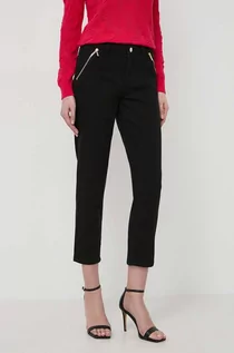Spodnie damskie - Morgan jeansy damskie medium waist - grafika 1