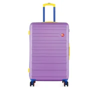Walizki - Walizka duża Semi Line T5845-3 Fioletowy - miniaturka - grafika 1
