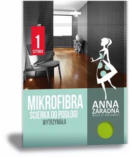 Anna Zaradna Ściereczka z mikrofibry do podłogi PS-2619 - Ściereczki, gąbki, czyściki - miniaturka - grafika 1