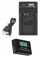 Ładowarki i akumulatory - ZESTAW ŁADOWARKA DC-USB +AKUMULATOR NEWELL LP-E12 - miniaturka - grafika 1