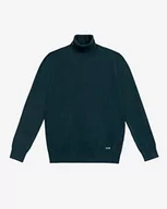 Swetry męskie - Gianni Lupo GL33500-F22 sweter męski, ciemnozielony, L (DE), ciemnozielony, S-4XL - miniaturka - grafika 1