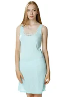 Bielizna nocna - Piękna halka damska Alice : Kolor - Miętowy, Rozmiar - 58 - miniaturka - grafika 1