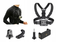 Akcesoria do kamer sportowych - Szelki Uchwyt Chest Mount Do Gopro 10 9 8 7 6 5 4 - miniaturka - grafika 1