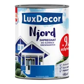 Farby i impregnaty do drewna - Impregnat do elewacji drewnianych Njord bezchmurne niebo 0,75 l LuxDecor - miniaturka - grafika 1