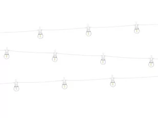 Party Deco Lampki dekoracyjne LED Retro białe - 5 m - 1 szt. LEDC2-008 - Dekoracje sali - miniaturka - grafika 1