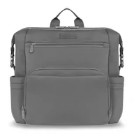 Torby i organizery dla mam - Lionelo Cube, torba, plecak do wózka, Grey Stone - miniaturka - grafika 1