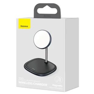 Baseus magnetyczna bezprzewodowa indukcyjna ładowarka Qi 15 W uchwyt na telefon podstawka (kompatybilna z MagSafe do iPhone) czarny (WXSW-01) hurtel-67292-0 - Ładowarki do telefonów - miniaturka - grafika 32