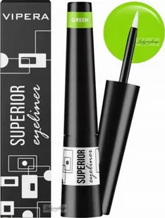 VIPERA - SUPERIOR VIVA EYELINER - Wodoodporny eyeliner w płynie - 3 ml - 11 GREEN - Eyelinery - miniaturka - grafika 1