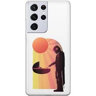 Etui i futerały do telefonów - ERT GROUP etui na telefon Samsung S21 ULTRA, case oryginalny i oficjalnie licencjonowany przez Star Wars, wzór Baby Yoda 031, optymalnie dopasowane, plecki z TPU - miniaturka - grafika 1