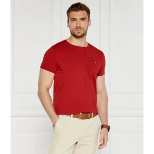 Tommy Hilfiger T-shirt | Slim Fit | stretch - Koszulki męskie - miniaturka - grafika 1