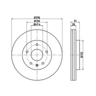 Tarcze hamulcowe - Tarcza hamulcowa HELLA PAGID 8DD 355 129-081 - miniaturka - grafika 1