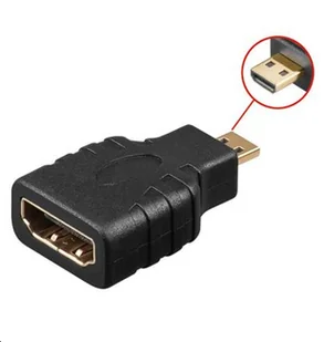 Microconnect HDM19F19MM zmieniacz płci / kabli Micro HDMI HDMI Czarny HDM19F19MM - Adaptery i przejściówki - miniaturka - grafika 1