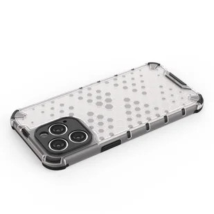 Honeycomb etui iPhone 14 Pro pancerny hybrydowy pokrowiec przezroczyste - Etui i futerały do telefonów - miniaturka - grafika 10