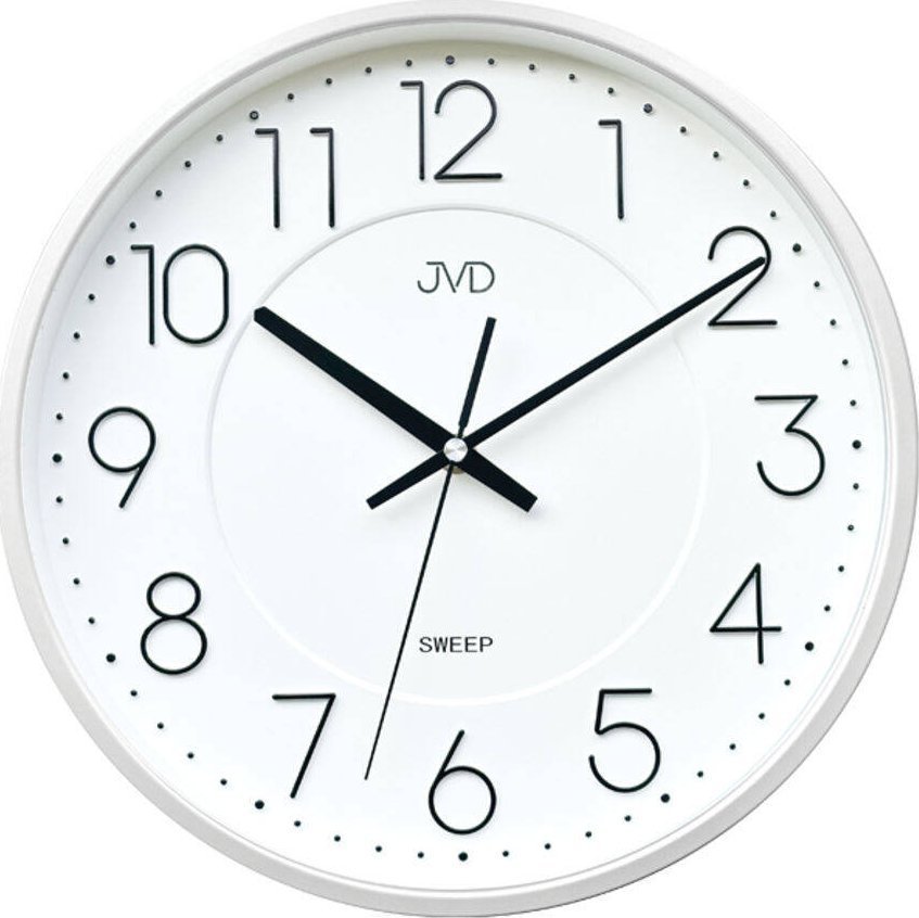 JVD Zegar ścienny JVD HX2495.2 cichy mechanizm, 30,5 cm