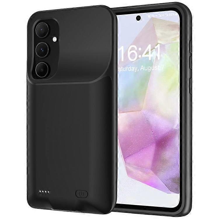Kompatybilny z Samsung Galaxy A55 5G 10000mAh Power Bank TPU Etui na telefon Zewnętrzny akumulator Wielobarwny