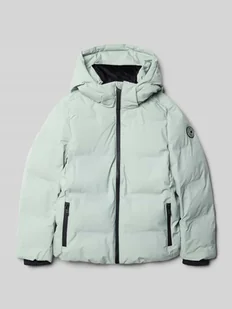 Kurtka pikowana o kroju regular fit z kapturem z podszewką model ‘MUYLA’ - Kurtki i płaszcze dla dziewczynek - miniaturka - grafika 1