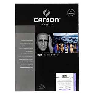 Canson Infinity Papier A3 Rag Papier fotograficzny Duo 220g (25) (206211017) - Papier do drukarek - miniaturka - grafika 1