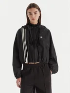 Kurtki damskie - adidas Kurtka przejściowa Ribbon Off Placed 3-Stripes JX2698 Czarny Oversize - miniaturka - grafika 1