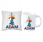 Gadżety dla niej i dla niego - ZESTAW PREZENT PODUSZKA + KUBEK GOOFY MYSZKA MIKI - miniaturka - grafika 1