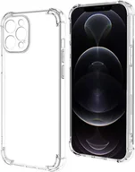 Etui i futerały do telefonów - Etui silikonowe ze wzmocnionymi krawędziami do Apple iPhone 13 Pro Max - przezroczyste KP23599 - miniaturka - grafika 1