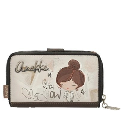Anekke Sophia portfel średniej wielkości twardy RFID dziewczynka