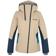 Kurtki i kamizelki sportowe damskie - Damska kurtka narciarska Hannah Naomi Rozmiar: M / Kolor: beżowy - miniaturka - grafika 1