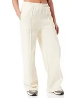 Spodnie damskie - Urban Classics Damskie spodnie treningowe Straight Pin Tuck Sweat Pants, Whitesand, XL - miniaturka - grafika 1