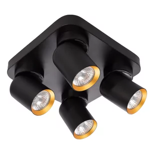 Andy lampa sufitowa (spot) 4xGU10 czarna/złota ML9941 - Lampy sufitowe - miniaturka - grafika 1