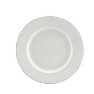 Talerze - Talerzyk deserowy porcelanowy 20 cm BARI Platin VILLA ITALIA - miniaturka - grafika 1