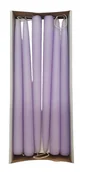Świece - ŚWIECE STOŻKI PALOMA - 30 cm LILA MAT - 12 SZTUK - miniaturka - grafika 1