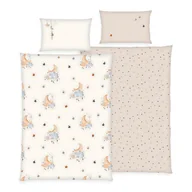 Pościel dla dzieci - Pościel 100x135 Księżyc i Gwiazdy biała wielokolorowa - miniaturka - grafika 1