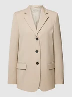 Marynarki i żakiety damskie - Żakiet z kieszeniami z wypustkami - miniaturka - grafika 1