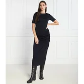 Sukienki - Tommy Hilfiger Sukienka SLASH NK ROUCHED - miniaturka - grafika 1