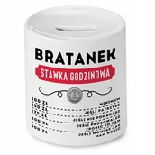 Skarbonki - Skarbonka Dla Bratanka Urodziny Imieniny Prezent z Nadrukiem ze Zdjęciem - miniaturka - grafika 1