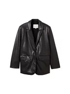 Marynarki i żakiety damskie - TOM TAILOR Denim blezer damski, 14482 – Deep Black, XXL - miniaturka - grafika 1