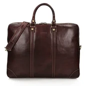 Teczki i aktówki - Teczka Toscanio F278 na laptopa 15" skórzana - miniaturka - grafika 1