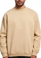 Bluzy męskie - Urban Classics Męska bluza Heavy Terry Garment Dye Crew, unionbeige, 3XL, beżowy unionowy, 3XL - miniaturka - grafika 1