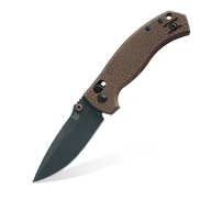 Noże - Nóż Składany Fox Knives Anzu FX-560 ALBR Black PVD MagnaCut Brown Aluminium by Les George - miniaturka - grafika 1