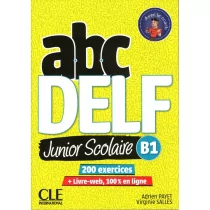 ABC DELF B1 junior scolaire książka + DVD + zawartość online Adrien Payet Salles Virginie - Książki do nauki języka francuskiego - miniaturka - grafika 1
