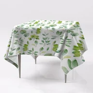 Obrusy i serwetki - Kolorowe gładkie obrusy do salonu Liście zielone, Fabricsy - miniaturka - grafika 1