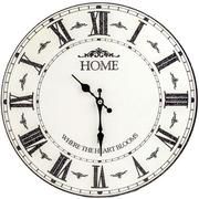 Zegary - Zegar ścienny vintage, 34 cm, biały - miniaturka - grafika 1