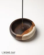 Kadzidła i dodatki - Drewniana podstawka pod kadzidełko - miniaturka - grafika 1