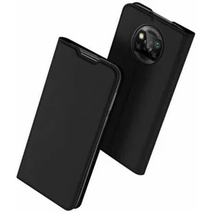 DuxDucis Etui z klapką Skinpro do Xiaomi Poco X3 Nfc Czarny - Etui i futerały do telefonów - miniaturka - grafika 1