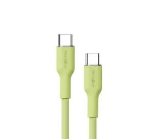 Reinston USB-C do USB-C SOFT 65W 1,5m Zielony - Kable USB - miniaturka - grafika 1