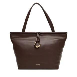 Torebka Coccinelle Bag Smoth L E1 T1F 11 01 01 Brązowy - Torebki damskie - miniaturka - grafika 1