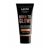 Podkłady do twarzy - NYX Professional Makeup Born To Glow Naturally Radiant Foundation 15 Caramel - miniaturka - grafika 1